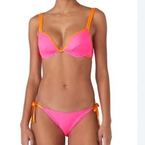 NWT KATE SPADE Vibrant Pink and Orange Bikini